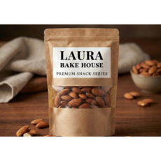 로라베이크하우스 구운아몬드 세척 갓 견과류 무염 볶은 볶음 햇 아몬드 330g, 1개