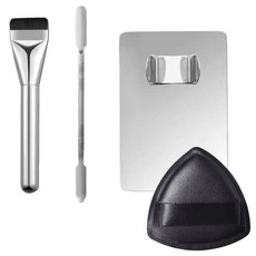 케이엠 메이크업 파운데이션 베이스 믹싱 팔레트 풀세트, 1개, ﻿팔레트1+ 스파츌라 1+ 브러쉬 1+ 퍼프1