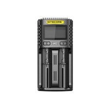 NITECORE UMS2 USB雙槽電池充電器 行動電源 公司貨 18650鋰電池 LCD 18650 3號 王冠, 1個, 18650 USB行動電源充電器, 1