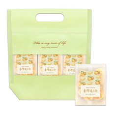 菓青市集 臺灣橘子乾 隨身點心袋, 1個, 臺灣橘子乾8入(附提袋)