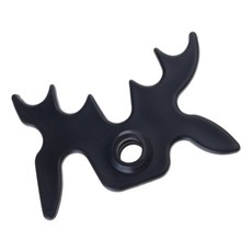 스누커 당구 큐 랙 풀 당구 큐 브리지 헤드 플라스틱 슬립온 브리지 당구 크로스 앤틀러스 로드 홀더, 1개, 그림과 같이