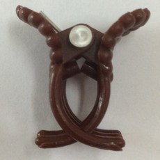 【惠欣商行】【500支裝】台灣製造番茄夾、苦瓜夾、蘭花夾、太陽花夾、果梗夾-蘭花夾-小1, 咖啡色, 1個