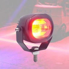 12V-60V 미니 지게차 안전 라인 브레이크 램프 대형차, 레드, 1개