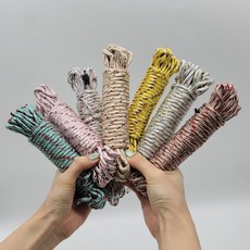 나일론 로프 캠핑 설치 높이 보관함 행거 원형 투망 코팅 차양막 링크 유리문 페인트 부품 빵끈 앞치마 분재 보호망 스텐 코드 모루 11732EA, 단일제품