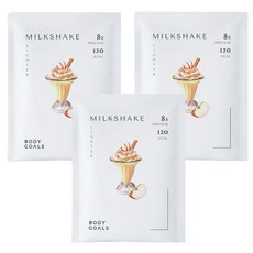 Body Goals 白奶昔 飽飽控卡白奶昔 蘋果歐蕾 高蛋白低卡 美味代餐 健康飽腹感 體重管理好幫手, 30g, 3個