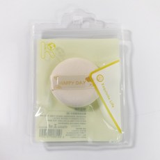 DFMEI 超軟棉花糖粉撲皮面透氣乾溼兩用不吃粉化妝海綿美妝蛋粉底液專用, 超柔散粉撲(圓) F6125:如圖, 1個