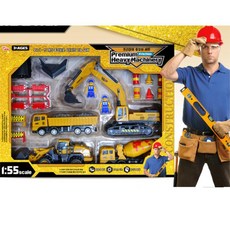 5세 남아 건설 현장 놀이 중장비 장난감 상상력발달 집콕놀이 남아장난감