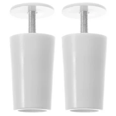 2Pcs 화이트 블라인드 스토퍼 너트 코어 창 셔터 롤러 부품 커튼 용 버퍼 하드웨어 홈 장식, 01 White, 01 6.00X2.50X2.50CM, White