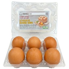 [위례 해뜰에그] 난각번호1번 프리미엄 유정란 6 10 15 20 30, 1개, 6구