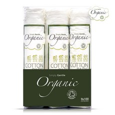 코스트코 독일 다용도 천연 순면 유기농 친환경 화장솜, 100매입, 9개