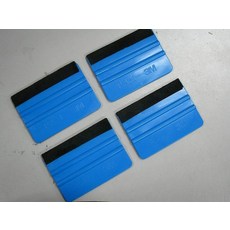 3M 플라스틱 펠트 가장자리 고무 롤러를 위한 10cm 자동차 비닐 스크레이퍼 데칼 어플리케이터 도구 (블랙 엣지), 4