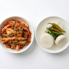 [1+1이벤트] 윤가네 겉절이 + 동치미 세트 / 평일 오후 2시 이전 주문시 발송, 2개, 2kg