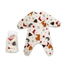 토이 유아 전신 미술가운-2colors /프리미엄/면100%, 아이보리