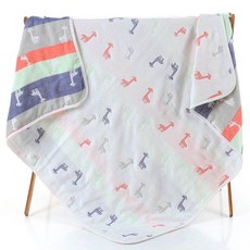 유아 목욕 수건 순수한 면 신생아 아기 덮개 담요 어린이 목욕 어린이 흡수 6 층 거즈 아기 목욕 수건, 사슴, 1개