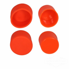 파이프캡 마개 (형광실리콘) 덮개 비계 철근, 48.6mm, 1개