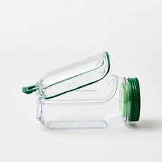 사이드오픈 샐러드볼 소스컵 분리형 밀프렙 도시락, 그린, 1개