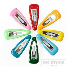 [ON디자인] 삼각 똑딱이 색상랜덤 반려견머리핀