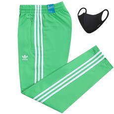 adidas 愛迪達 3線縮口運動長褲+立體口罩