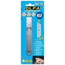 OLFA SK-12 全不鏽鋼安全自癒式美工刀 NSF認證 日本製造, 詳見包裝