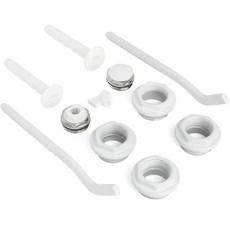 WiseWater 라디에이터 히터 액세서리 키트 11개 벽 장착 키트 2.5cm(1인치) G - 1.9cm(3/4인치) NPT 커넥터 및 설치 행거 6/10/12 패널 포함