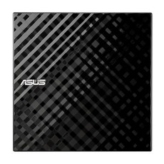 ASUS LITE 휴대용 USB 2.0 슬림 8X DVD/ 버너 +/- 리라이터 외장 드라이브 맥 및 윈도우 모두와 호환 화이트 (SDRW-08D2S-U/W/G/ACI/AS, D2S|Black, Lite Portable|Slim