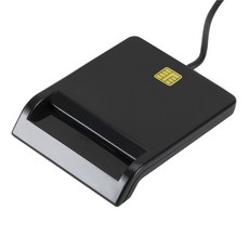 USB 2.0 智能晶片讀卡機 自然人憑證, 1個, 黑色, CA-01