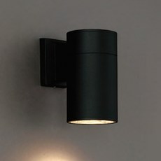 LED 원통파삼 1등 하향 벽등, 원통 파삼 1등 하향 벽등기구 블랙