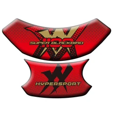 오토바이 탱크 패드 프로텍터 스티커 물고기 뼈 3D 혼다 CBR1100XX 블랙버드 1996-07, [02] 다크 그레이