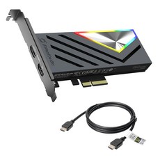 AVerMedia HDMI 2.1 내부 PCIe 캡처 카드 스트리밍 및 녹화용 4K60 PS5 PS4 프로 Xbox 시리즈 X/S Xbox One X 스위치 게임에서, 1개
