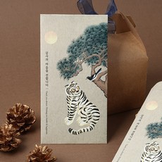 부모님 용돈봉투 현금 감사 명절 추석 설날 새뱃돈 전통 민화 봉투, 10개, 호작도봉투 10개, 호작도봉투