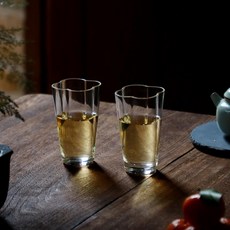 新中式玻璃冷萃壺 850ml 煮茶壺, 雲朵玻璃杯160ml, 1個, 160ml