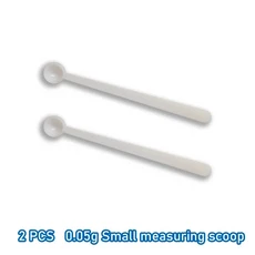 계량스푼 2 PCS 측정 숟가락 흰색 약물 농약 안전 정확한 1 숟가락은 1g 분말 기타 0.1g 0.25g 0.5g, [13] 0.05g