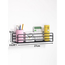 桃園出貨門後掛置物架門上掛衣架免打孔掛臥室門後掛籃超薄衣櫃側收納架, 黑色單層特小號【門後款】, 1個