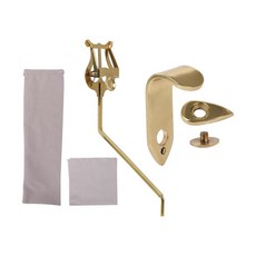 Yibuy 색소폰 음악 시트 클램프 교체 키트 0.4cm(0.125인치) 원형 인서트 엄지 후크 받침대 포함 247191 8479861655, Yibuy 색소폰 음악 시트 클램프 교체 키트 0.4c