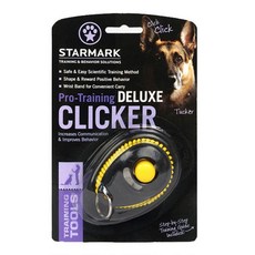 놀이학습 훈련벨 강아지행동 보상 클리커 칭찬 댕댕이 장난감 트레이닝, 검정, 1개