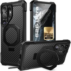 SUPCASE 섭케이스 유비그립 갤럭시 S26 러기드 맥세이프 스탠드 케이스, 1개, 리얼 아라미드