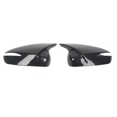 2入 碳纖紋印花款 後視鏡 後照鏡 保護罩 倒車鏡 裝飾蓋 覆蓋式黏貼 適用 CX-3/4/5, 1個