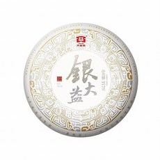 大益 普洱生茶 357g 銀大益 2201, 1個, 片