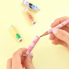 연필캡 세트 연필깎지 몽당연필 펜슬홀더, 랜덤
