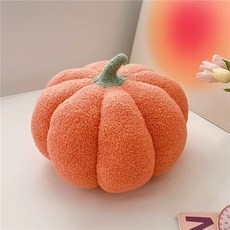 빅무드 호박쿠션 소파쿠션 인테리어 지름 35cm, 호박색