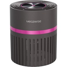 MEGAWISE 가정용 공기 청정기 트루 헤파 및 활성탄 냄새 애완동물 연기용 최대 215평방피트 가정용 자동 모드 공기 품질 모니터, MEGAWISE 가정용 공기 청정기, 트루 헤파 및 활
