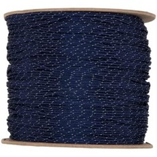 파라코드 플래닛 | 95 로프직경 1.75mm - 반사 스타일 제공 LB 인장 강도 – 1025501002501000 FT 캠핑 서바이벌 예술 및 공예에 적합 다양한 색상, Midnight Blue, 10 feet, 1개