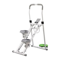小滿優選好物 爬樓機 白色款 帶扭腰盤 穩固三角支撐 防滑加長踏板, 白色款【帶扭腰盤】