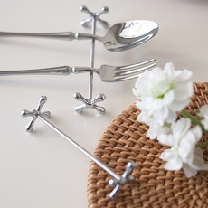 쿠베르 덤벨 스텐 수저 받침, 5개