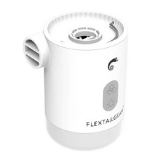 Flextail MAX PUMP 2 PRO 渦輪增壓迷你多功能防水充氣機 - 戶外露營適用, 白色, 1個