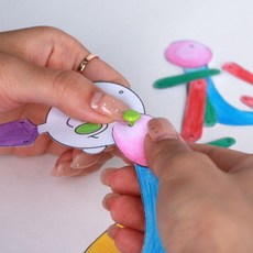 종이고정 인형관절 할핀 컬러 100Pain14rUK, 본상품