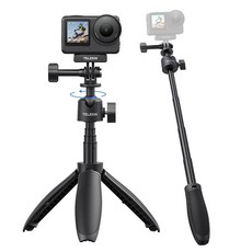 TELESIN 360 방수 셀카봉 64CM(25.75인치) W 3 4 스트랩 다이빙 스틱 포켓 핸드 수중 연장 5 360 모노포드 액션 폴 프로 OSMO 엑스트라 DJI, 360 미니 셀카봉