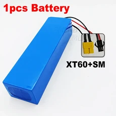 48V 배터리 10500mAh 18650 13S2P 팩 전기차 전기 바이크 오토바이 DIY BMS 포함, [07] XT60-1 battery