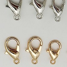 랍스터부자재 5개 목걸이 팔찌연결고리 마감재료 집게 게 골드 실버