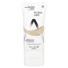 Almay Smart Shade 스킨톤 매칭 메이크업 SPF 15 100 My Best Light 30ml(1fl oz) Almay (알메이), 1개
